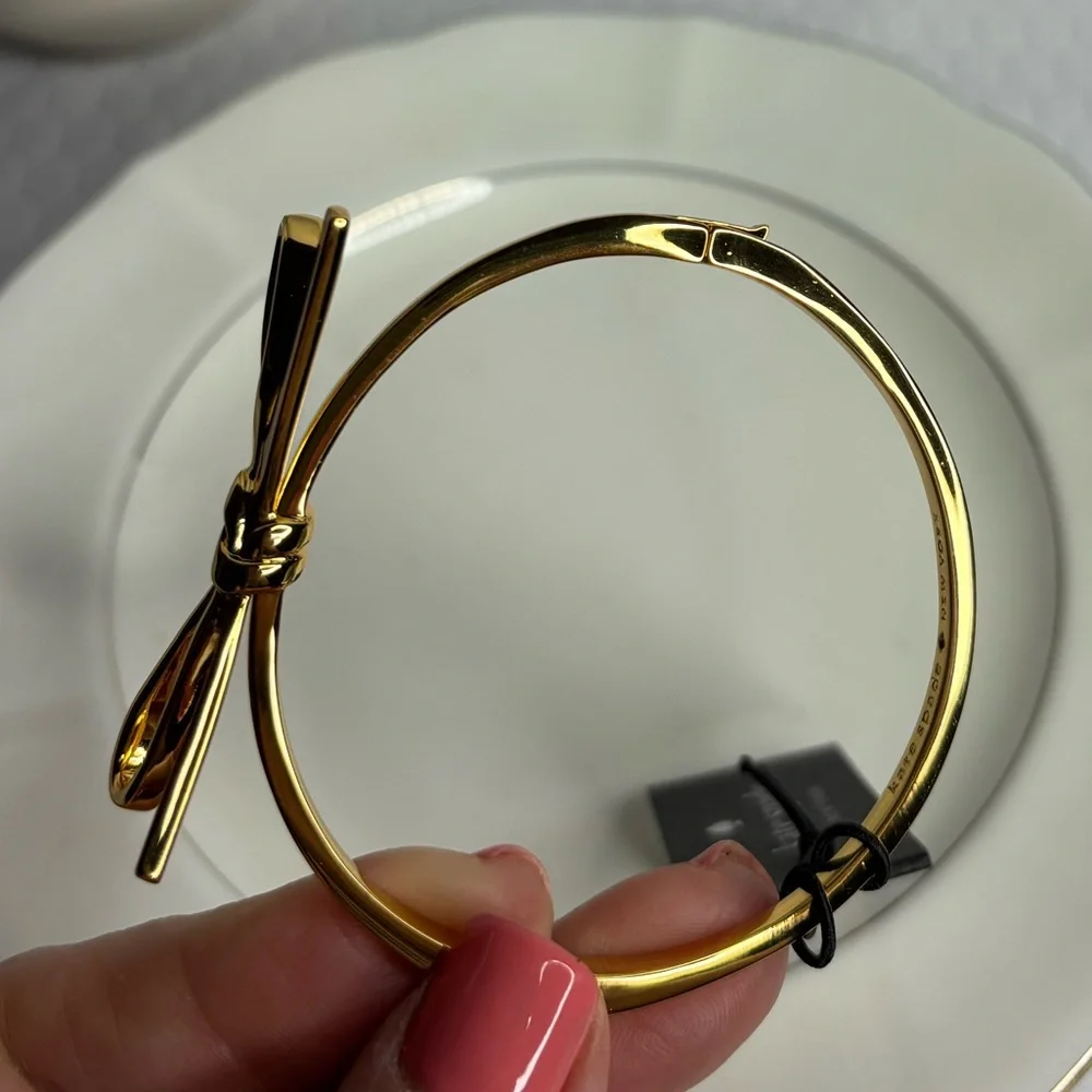 Kate Spade Skinny Mini Bow Bangle NWT - Picture 5 of 7